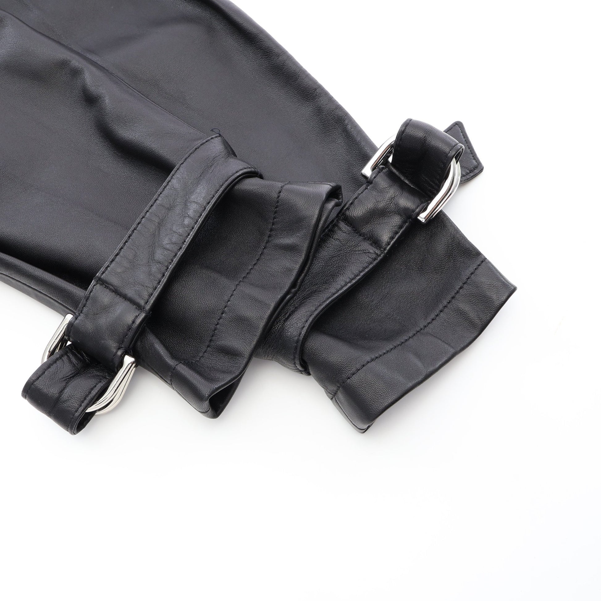 ジップアップ オールインワン レザー ブラック セリーヌ ワンピース CELINE