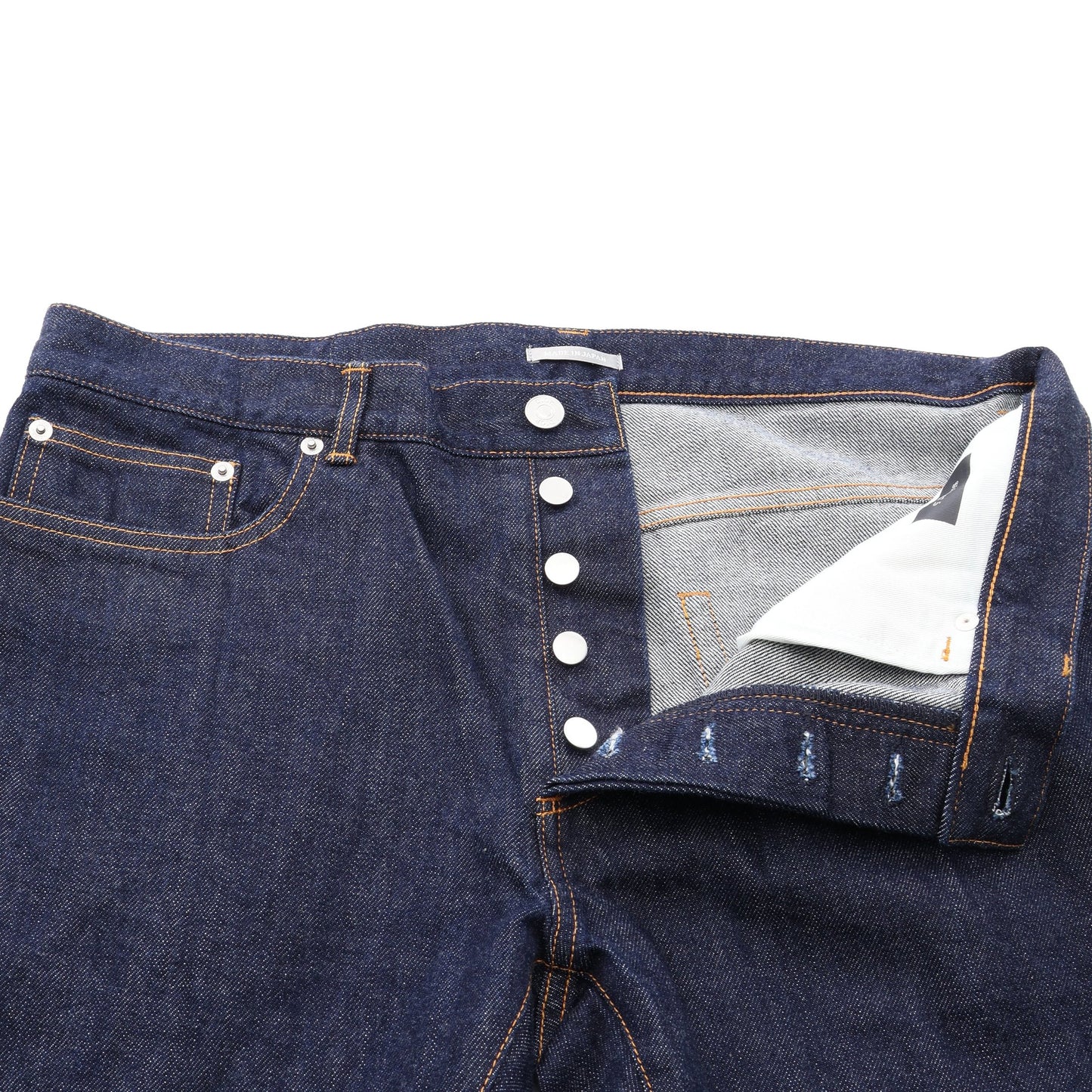 SLIM ボタンフライ ロゴ デニムパンツ コットン インディゴブルー ディオール