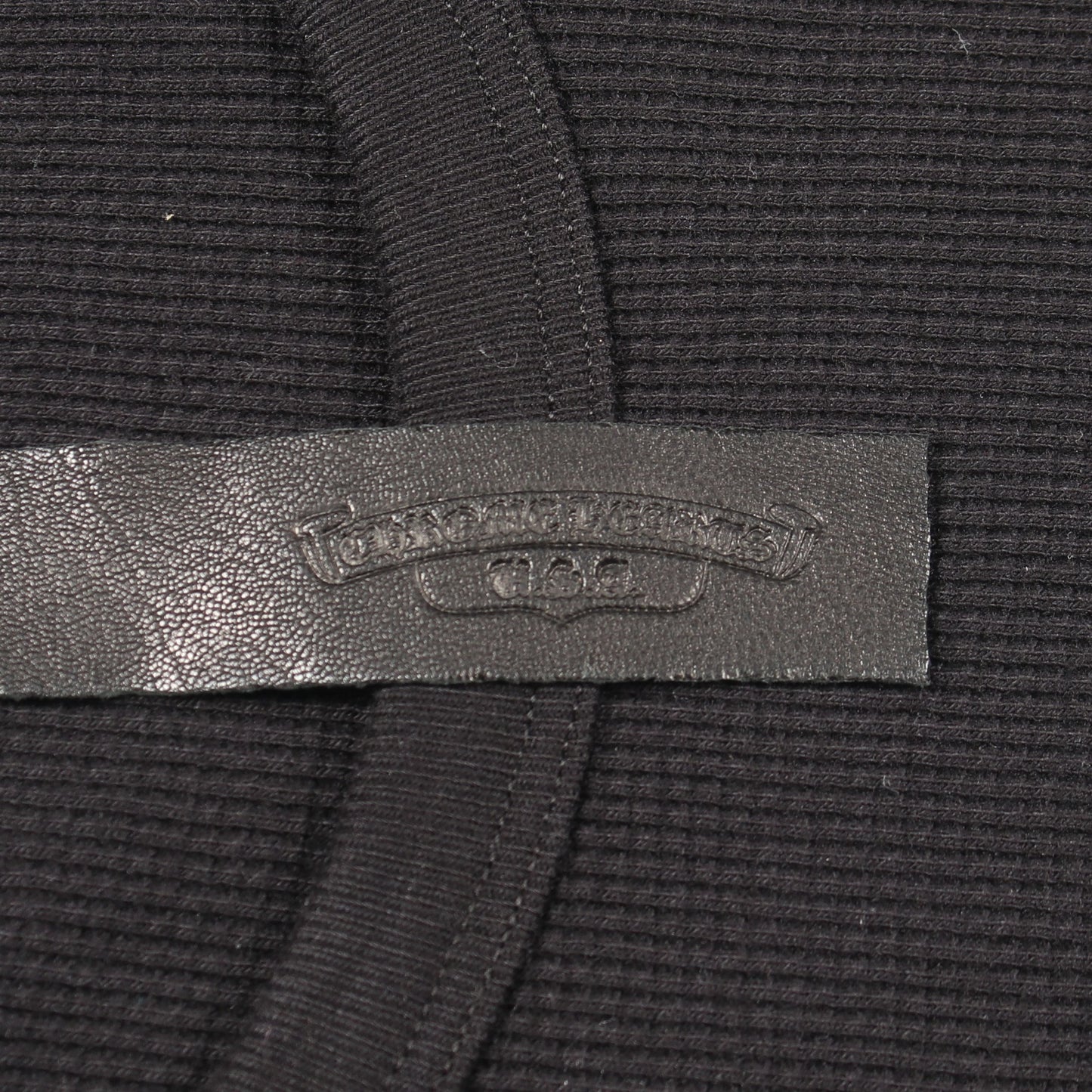 Y NOT Leather Cross Patch ワッフル カットソー コットン ブラック クロムハーツ