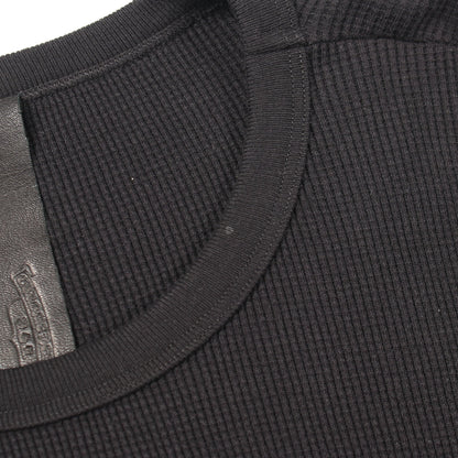 Y NOT Leather Cross Patch ワッフル カットソー コットン ブラック クロムハーツ
