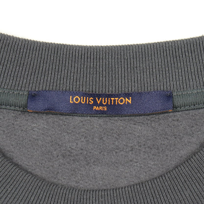 ダミエスプレッドプリンテッド スウェットシャツ コットン グレー ルイヴィトン トップス LOUIS VUITTON