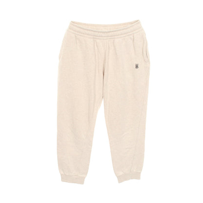 TBロゴ スウェットパンツ コットン カシミヤ ベージュ バーバリー