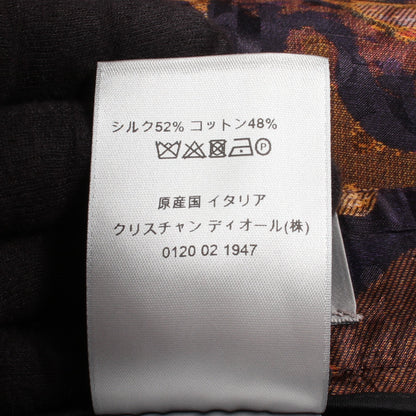 DIOR × PETER DOIG カモフラージュ ショート パンツ シルク コットン ブラウン マルチカラー ディオール