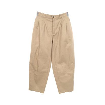 Maison Margiela × PENDLETON ドッキング チェック チノパンツ コットン ウール ベージュ ブルー マルチカラー メゾンマルジェラ