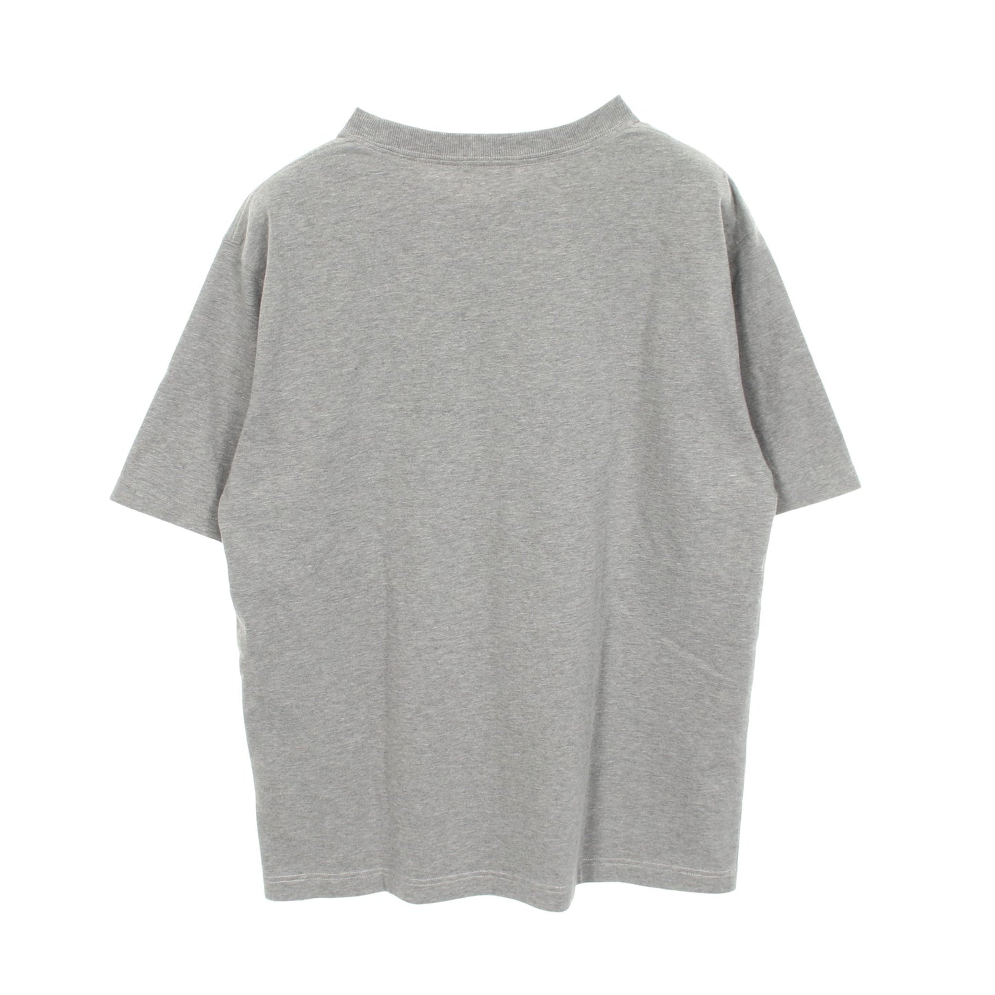 Dior Couture ロゴ刺繍 クルーネック 半袖Tシャツ コットン グレー ディオール