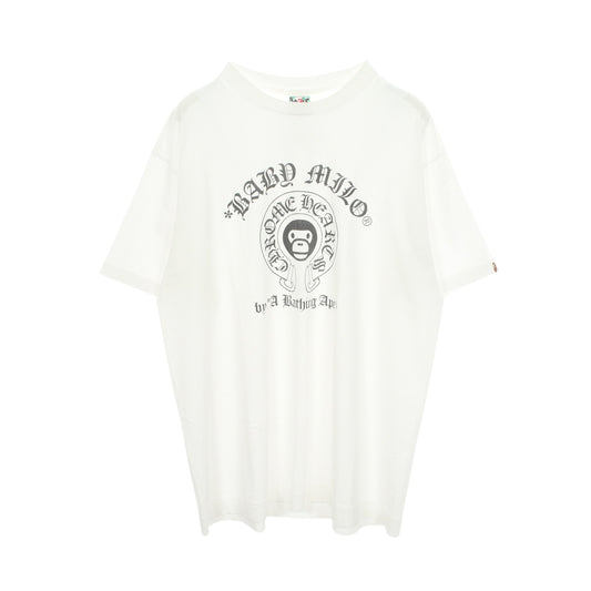 Chrome Hearts × A BATHING APE 半袖Tシャツ コットン ホワイト クロムハーツ