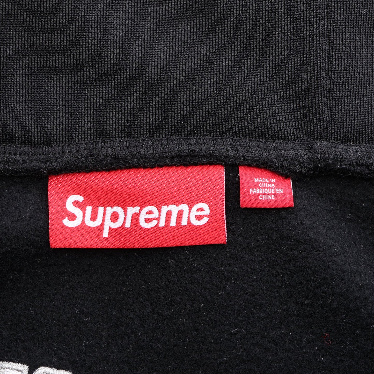 25FW Football Zip Up Hooded Sweatshirt パーカー ブラック シュプリーム