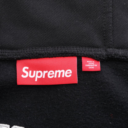 25FW Football Zip Up Hooded Sweatshirt パーカー ブラック シュプリーム