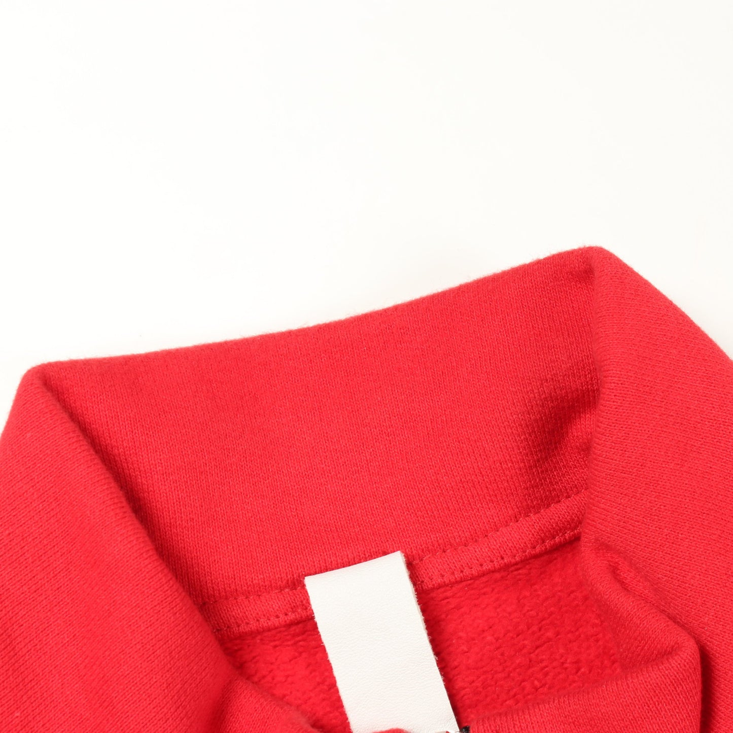 SAILIN ON 1/2 ZIP ハーフジップ バックロゴ刺繍 スウェットシャツ コットン レッド クロムハーツ
