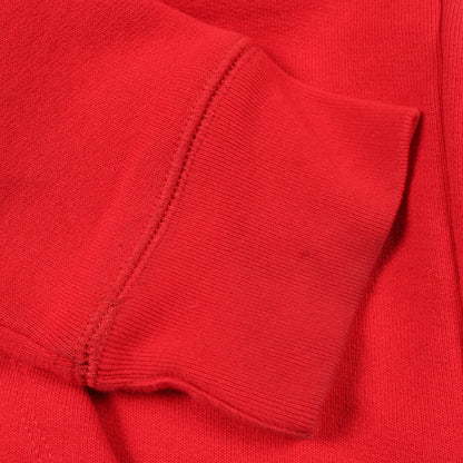 SAILIN ON 1/2 ZIP ハーフジップ バックロゴ刺繍 スウェットシャツ コットン レッド クロムハーツ