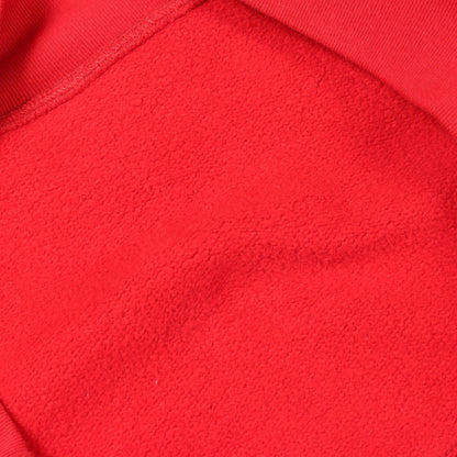 SAILIN ON 1/2 ZIP ハーフジップ バックロゴ刺繍 スウェットシャツ コットン レッド クロムハーツ