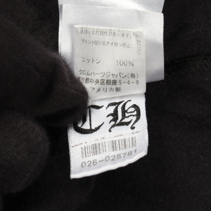 バックロゴ ポケット付き 半袖Tシャツ コットン ブラック ピンク クロムハーツ トップス Chrome Hearts
