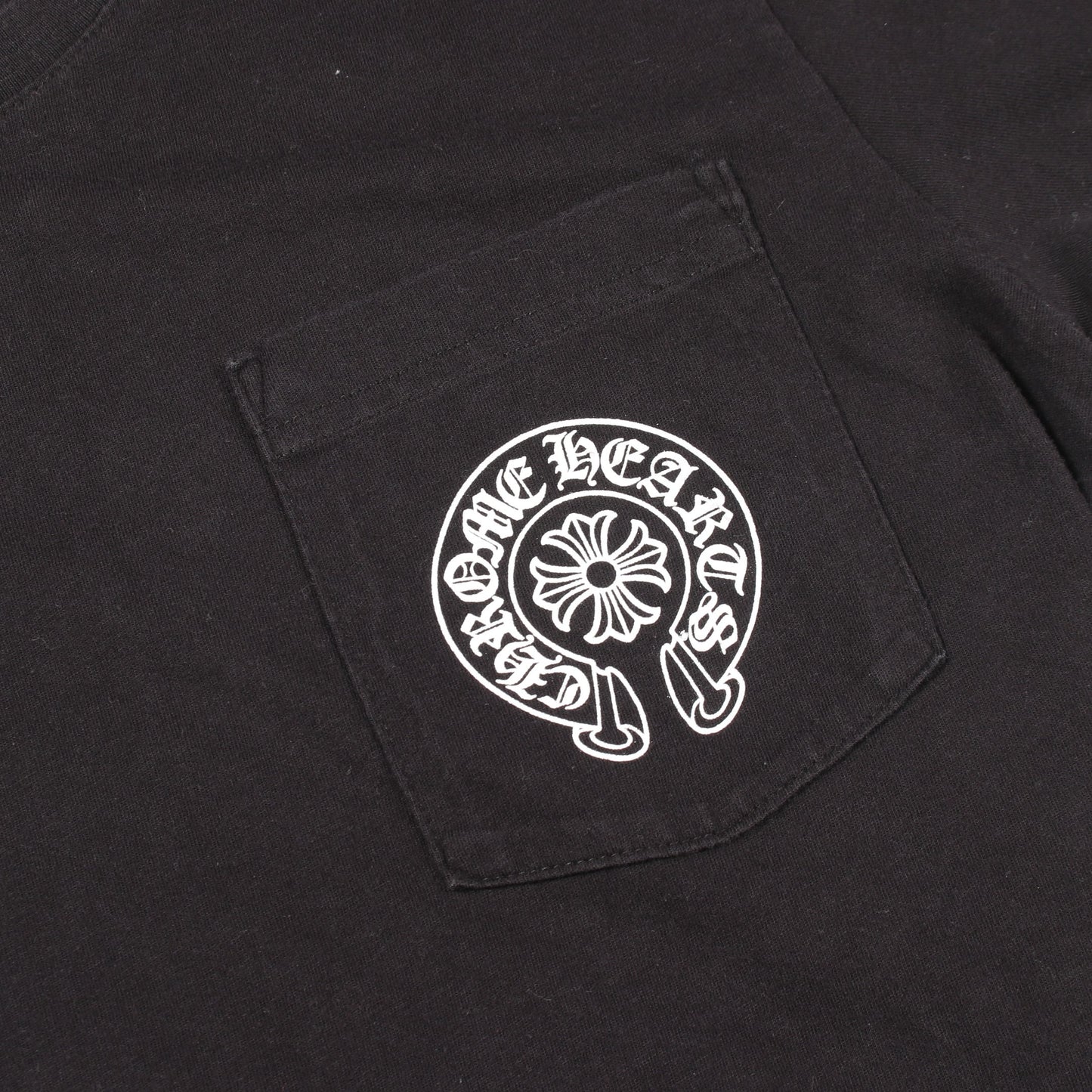 ホースシュー サークルグラデーション 半袖Tシャツ コットン ブラック クロムハーツ