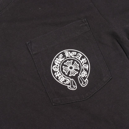 ホースシュー サークルグラデーション 半袖Tシャツ コットン ブラック クロムハーツ