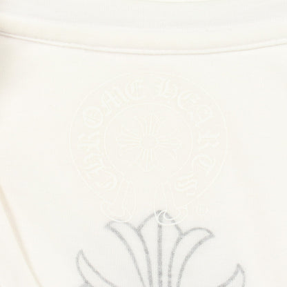 CHプラス スクロールラベル 長袖Tシャツ コットン ホワイト クロムハーツ