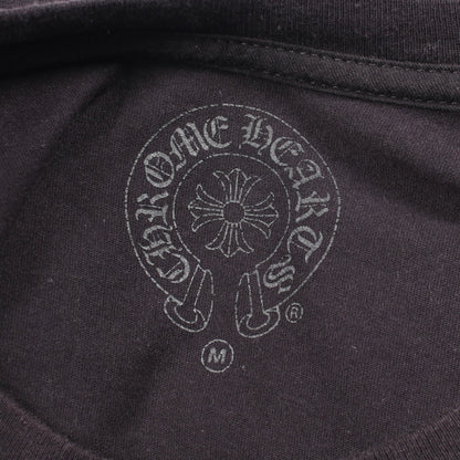 SIDE FLAME クルーネック 半袖Tシャツ コットン ブラック クロムハーツ