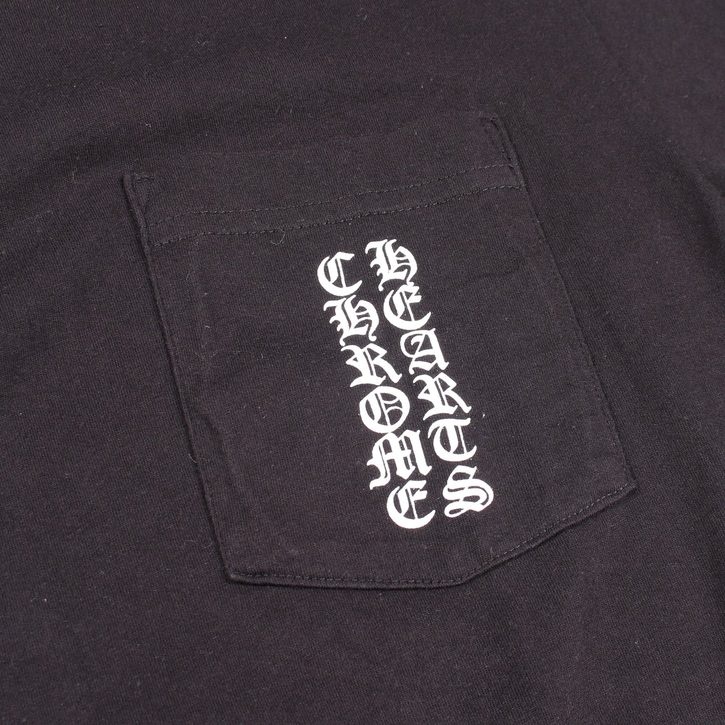 SIDE FLAME クルーネック 半袖Tシャツ コットン ブラック クロムハーツ