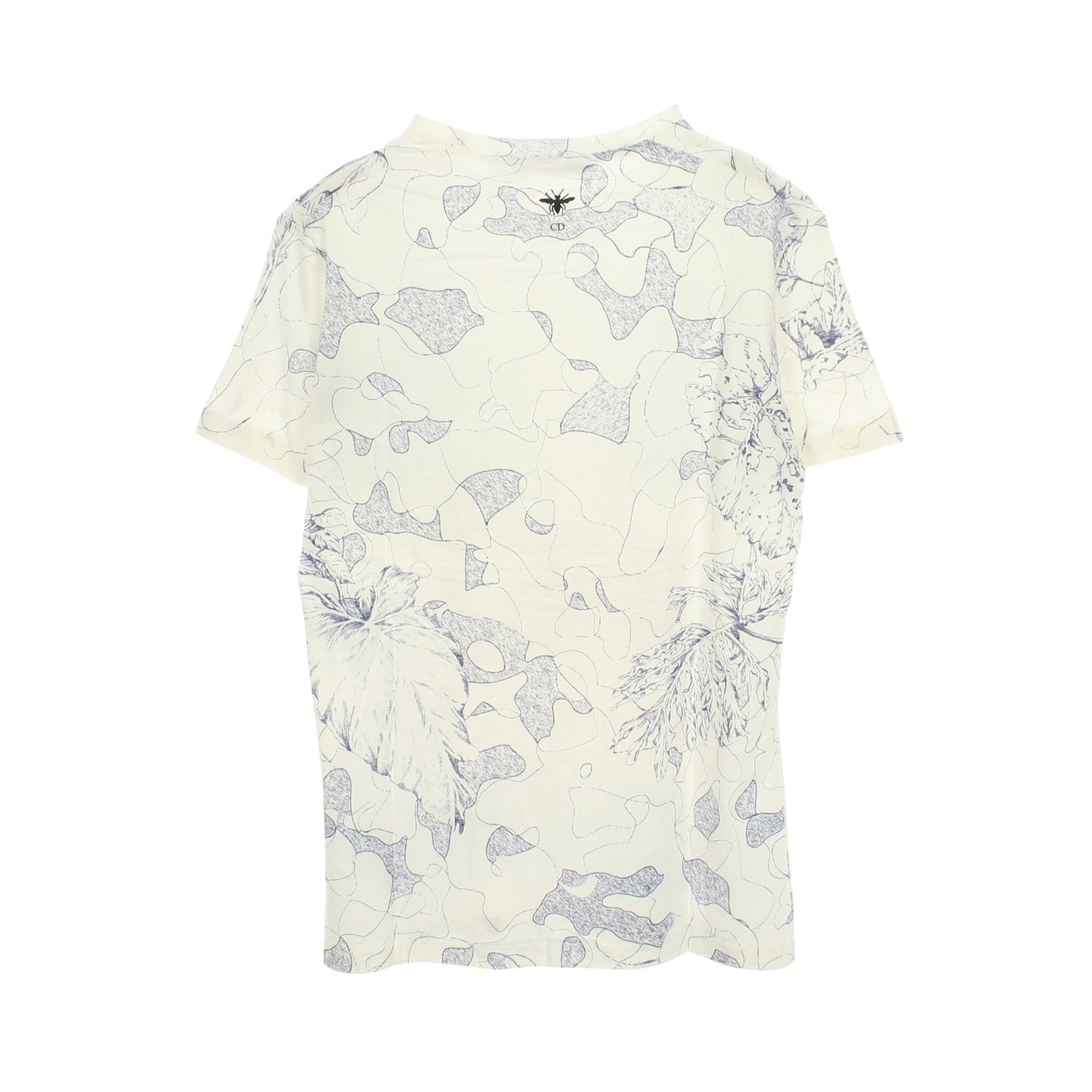 Around the World 半袖Tシャツ コットン ホワイト ブルー クリスチャンディオール トップス Christian Dior