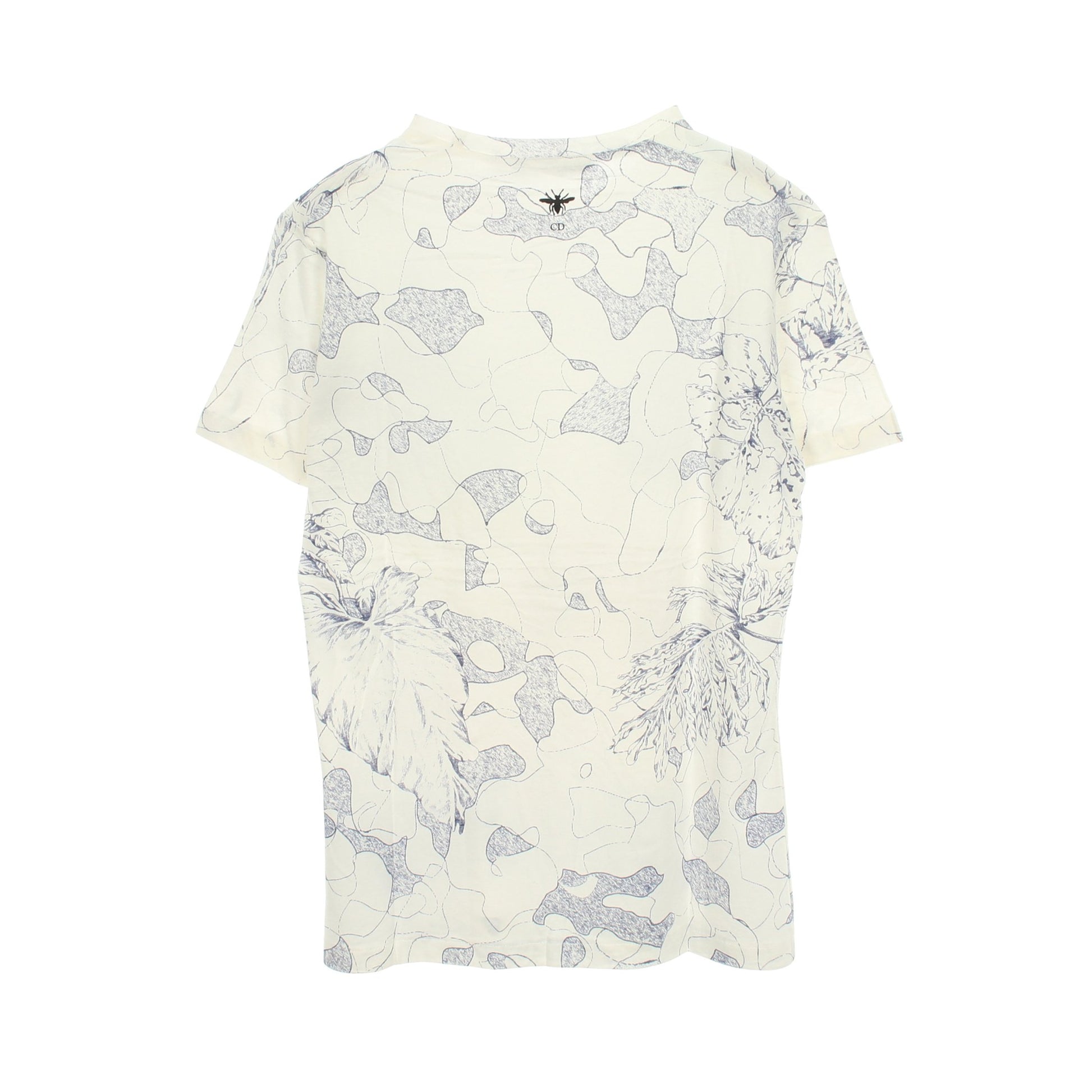 Around the World 半袖Tシャツ コットン ホワイト ブルー クリスチャンディオール トップス Christian Dior