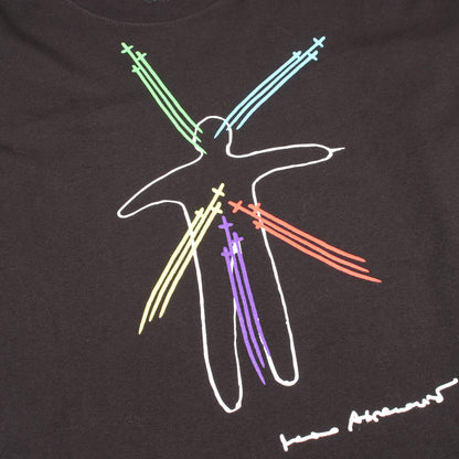 Chrome Hearts × Marina Abramovic スクロールラベル 半袖Tシャツ コットン ブラック マルチカラー クロムハーツ