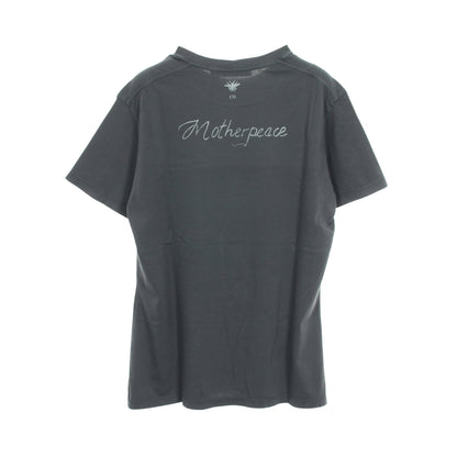 プリント クルーネック 半袖Tシャツ コットン グレー クリスチャンディオール