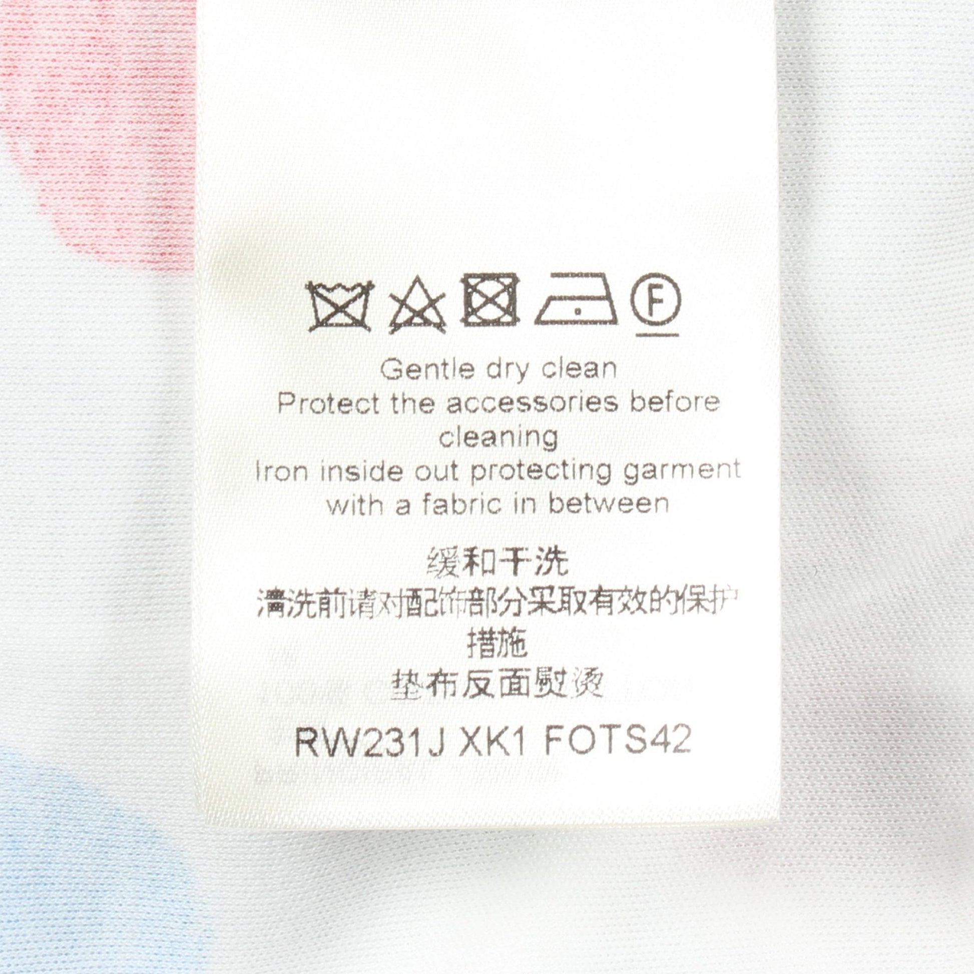 LOUIS VUITTON × yayoi kusama ドット チェーン付き 半袖Tシャツ コットン ホワイト マルチカラー ルイヴィトン トップス LOUIS VUITTON