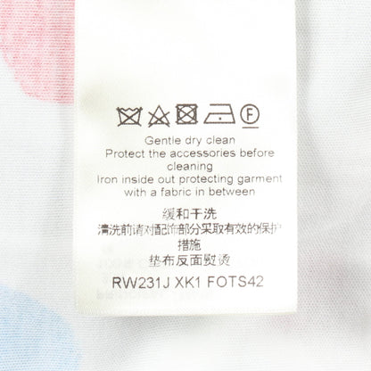 LOUIS VUITTON × yayoi kusama ドット チェーン付き 半袖Tシャツ コットン ホワイト マルチカラー ルイヴィトン トップス LOUIS VUITTON