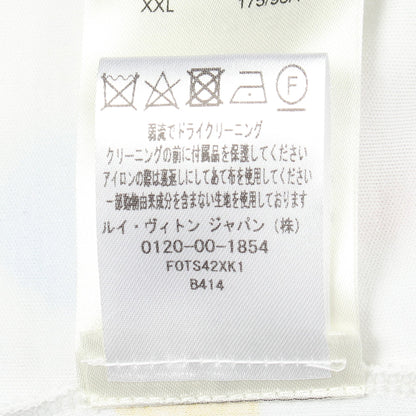 LOUIS VUITTON × yayoi kusama ドット チェーン付き 半袖Tシャツ コットン ホワイト マルチカラー ルイヴィトン トップス LOUIS VUITTON