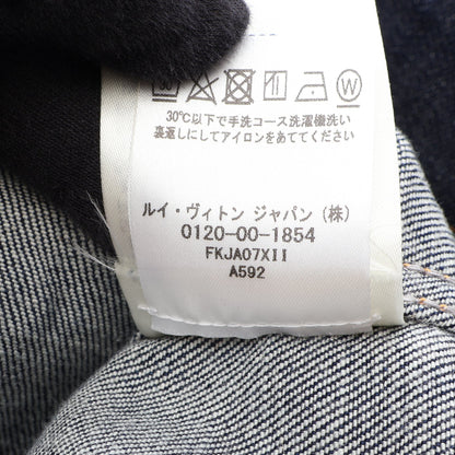 モノグラム デニムジャケット コットン インディゴブルー ルイヴィトン アウター LOUIS VUITTON