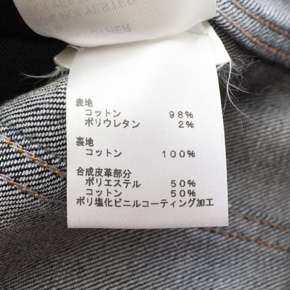 モノグラム デニムジャケット コットン インディゴブルー ルイヴィトン アウター LOUIS VUITTON