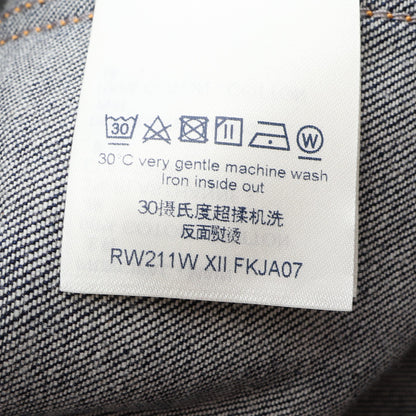 モノグラム デニムジャケット コットン インディゴブルー ルイヴィトン アウター LOUIS VUITTON