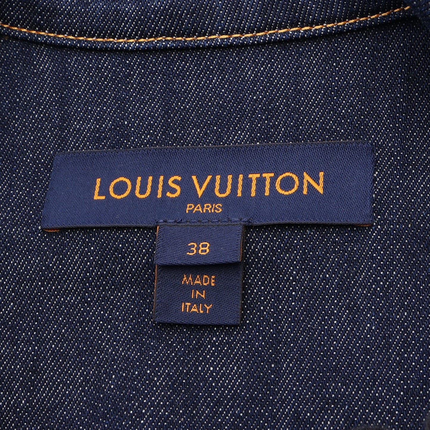 モノグラム デニムジャケット コットン インディゴブルー ルイヴィトン アウター LOUIS VUITTON
