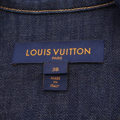 モノグラム デニムジャケット コットン インディゴブルー ルイヴィトン アウター LOUIS VUITTON
