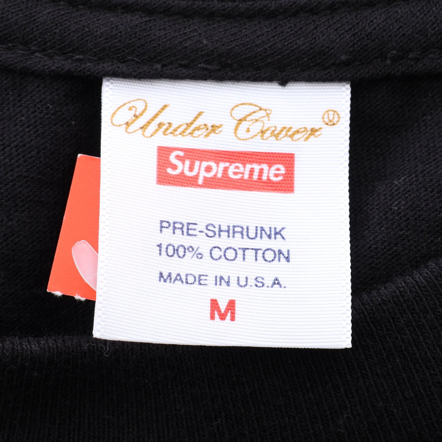 Supreme × UNDERCOVER Tag Tee 半袖Tシャツ コットン ブラック ホワイト シュプリーム