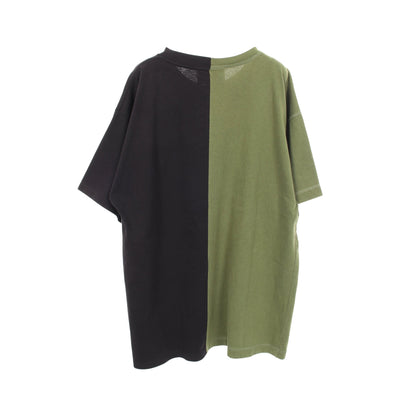 GUCCI × THE NORTH FACE 再構築 半袖Tシャツ コットン カーキグリーン ブラック グッチ トップス GUCCI