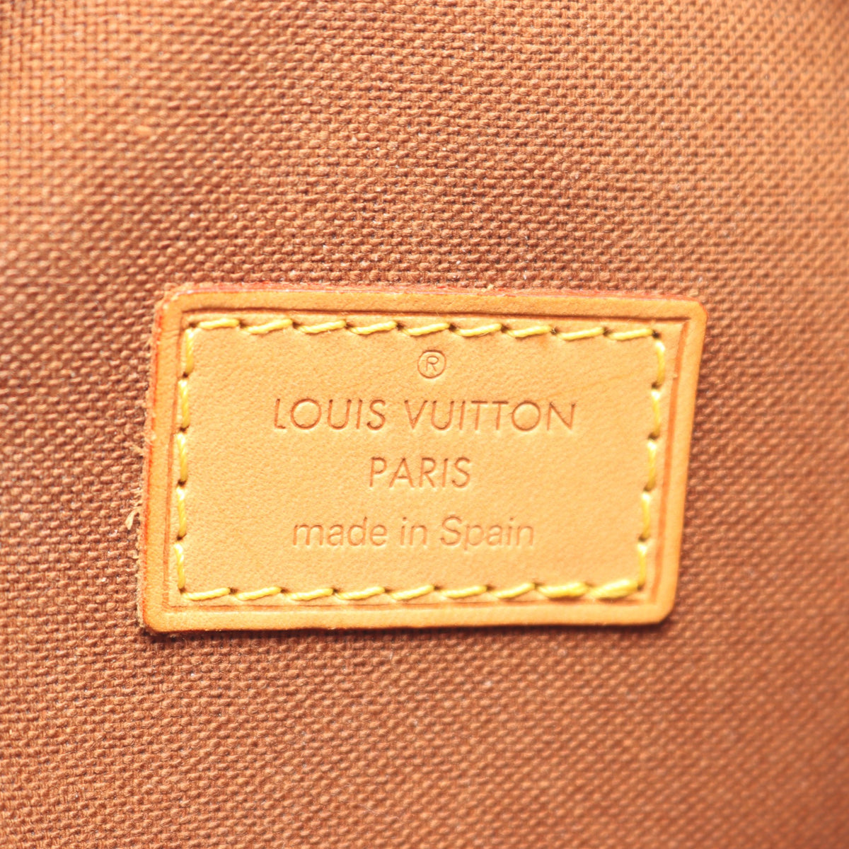 ポシェットガンジュ モノグラム ボディバッグ PVC レザー ブラウン ルイヴィトン バッグ LOUIS VUITTON
