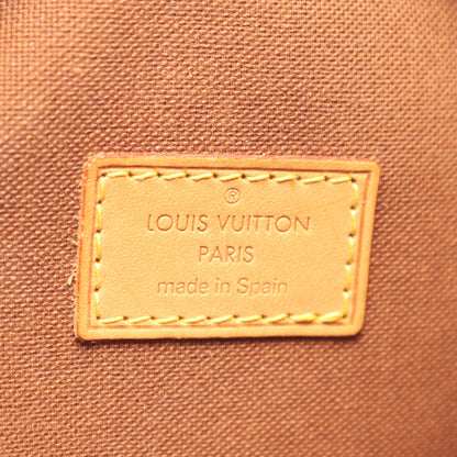 ポシェットガンジュ モノグラム ボディバッグ PVC レザー ブラウン ルイヴィトン バッグ LOUIS VUITTON