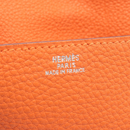 ポシェットグリーン ボディバッグ トゴ オレンジ シルバー金具 □G刻印 エルメス