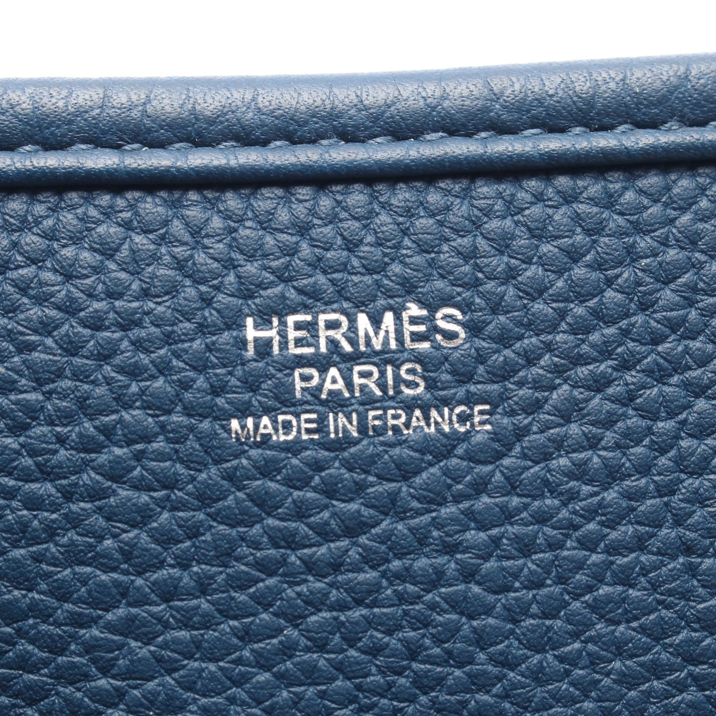 エヴリン 3 トロワ PM ディープブルー ショルダーバッグ トリヨンクレマンス ブルー シルバー金具 Y刻印 エルメス バッグ HERMES