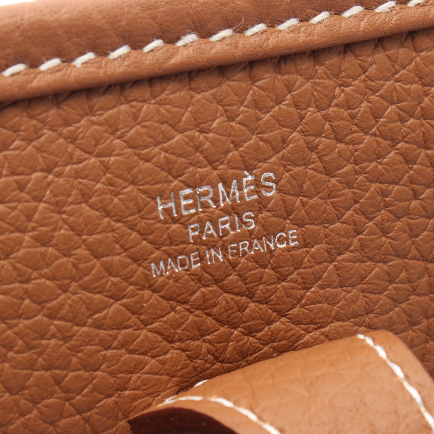 エヴリン23 ゴールド ショルダーバッグ トリヨンクレマンス ブラウン シルバー金具 G刻印 エルメス バッグ HERMES