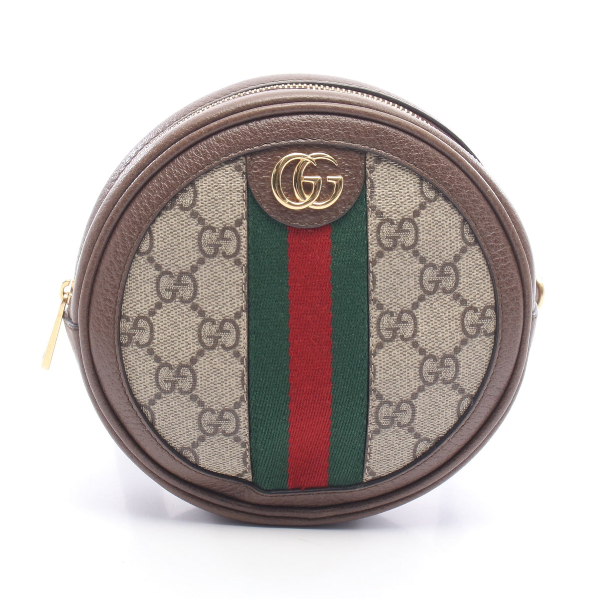 オフィディア GGスプリーム バックパック ミニリュック PVC レザー ベージュ ブラウン マルチカラー グッチ バッグ GUCCI