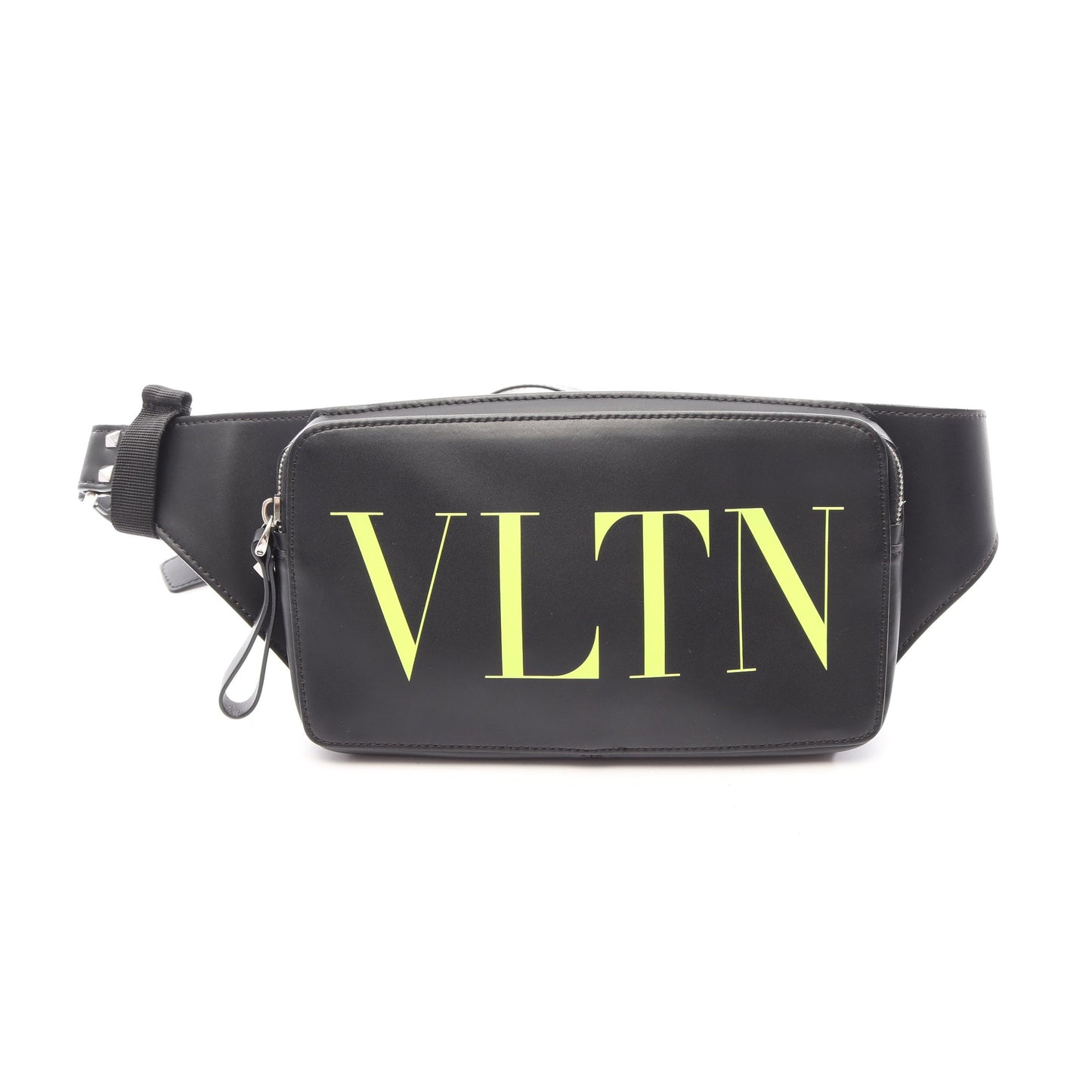 VLTNロゴ ボディバッグ ウエストバッグ レザー ブラック ヴァレンティノガラヴァーニ