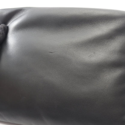 パフィー ポーチ クラッチバッグ レザー ブラック サンローランパリ バッグ SAINT LAURENT PARIS