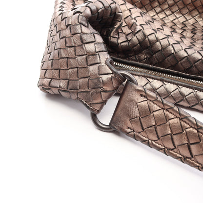 イントレチャート ワンショルダーバッグ レザー シャンパンゴールド ボッテガヴェネタ バッグ BOTTEGA VENETA