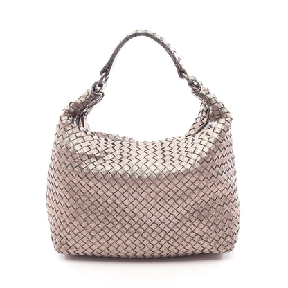 イントレチャート ワンショルダーバッグ レザー シャンパンゴールド ボッテガヴェネタ バッグ BOTTEGA VENETA