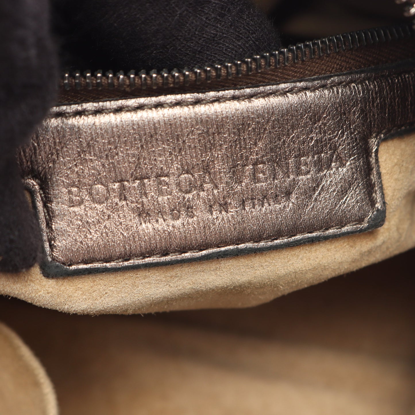 イントレチャート ワンショルダーバッグ レザー シャンパンゴールド ボッテガヴェネタ バッグ BOTTEGA VENETA
