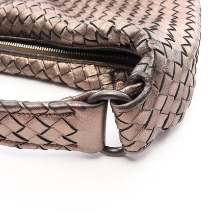 イントレチャート ワンショルダーバッグ レザー シャンパンゴールド ボッテガヴェネタ バッグ BOTTEGA VENETA