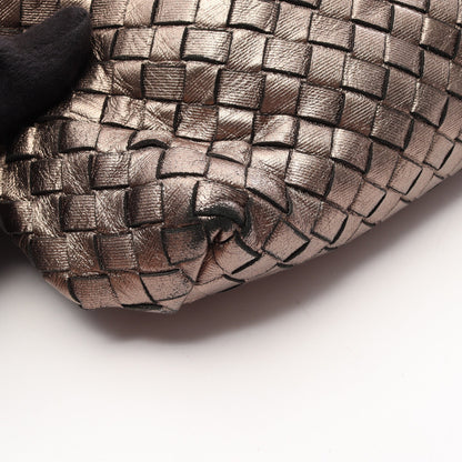 イントレチャート ワンショルダーバッグ レザー シャンパンゴールド ボッテガヴェネタ バッグ BOTTEGA VENETA