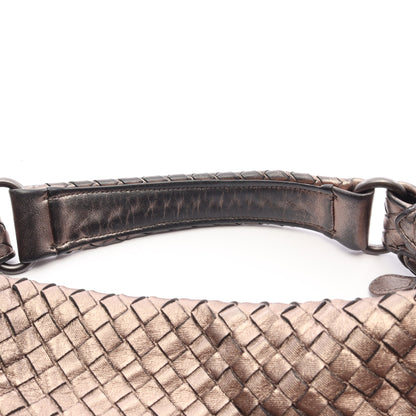 イントレチャート ワンショルダーバッグ レザー シャンパンゴールド ボッテガヴェネタ バッグ BOTTEGA VENETA