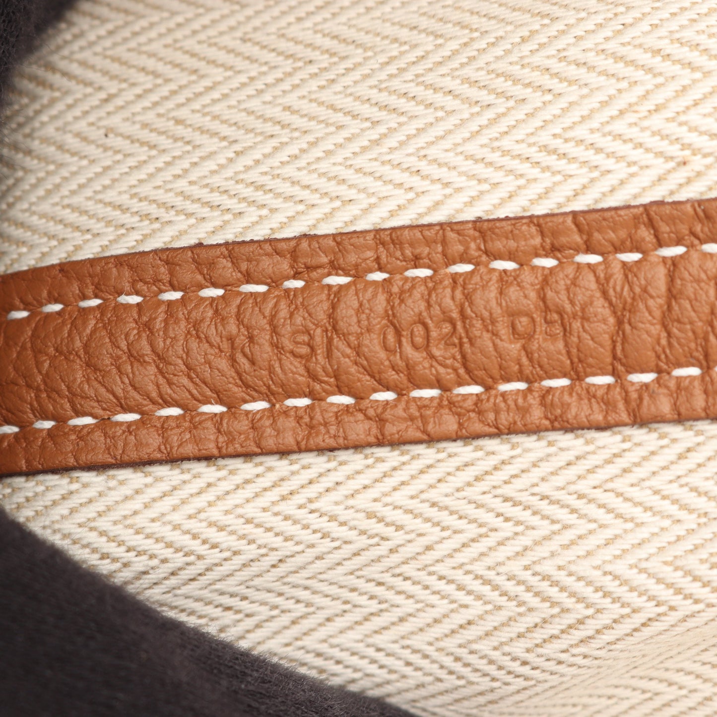 ガーデンパーティTPM ゴールド ハンドバッグ トートバッグ ネゴンダ ブラウン シルバー金具 K刻印 エルメス